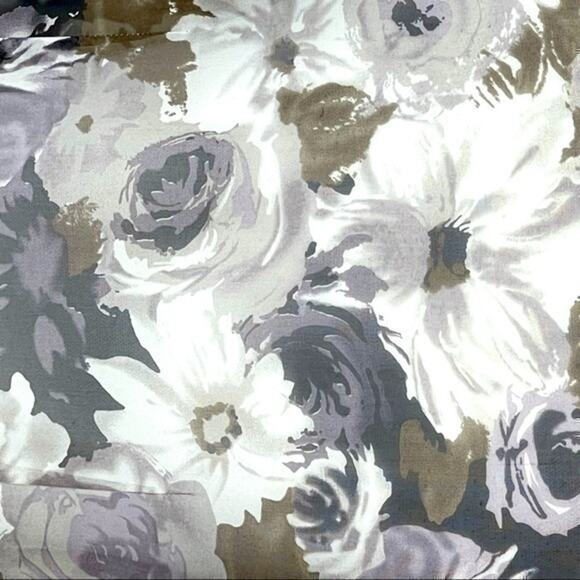 Nicola Sheer Black Gray White Floral Ruffled Party Event Jacket NWOT Size S - Picture 7 of 11